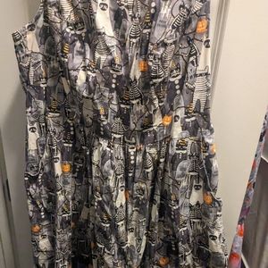 Boo Cats Glow in the Dark Halloween Skater Dress